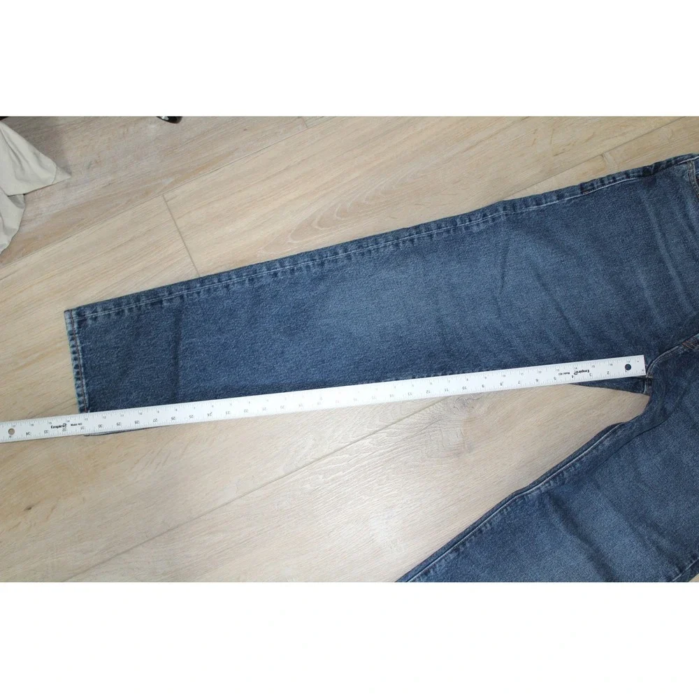 Levi's‎ Blue Label Made & Crafted 502 Taper Jeans Men's 34x32 Dark Indigo